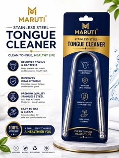 MARUTI STAINLESS STEEL TONGUE CLEANER