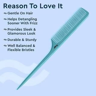 GUBB PIN TAIL HAIR COMB ROUND TEETH