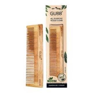 GUBB ALL PURPOSE WOOD COMB NEEM HANDMADE NWC-01