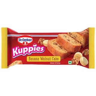 DR. OETKER KUPPIES BANANA WALNUT CAKE 125 G