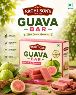 RAGHUSON'S GUAVA BAR 500 G