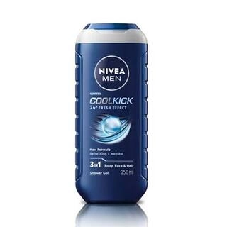 NIVEA MEN COOLKICK 3 IN1 SHOWER GEL 250 ML