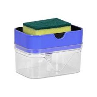 SIMPLICLEAN SOAP DISPENSER WITH SPONGE HOLDER