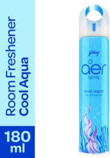 GODREJ AER SPRAY COOL AQUA HOME FRAGRANCE 180 ML