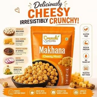 CRUNCHI WAVES MAKHANA CHEESY MASTI  25 GM