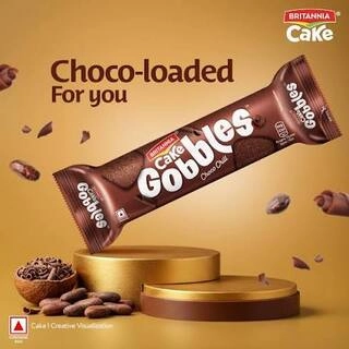BRITANNIA CAKE GOBBLES CHOCO CHILL 100 G