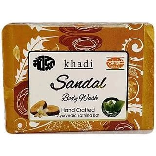 KHADI INDIA MEGHDOOT SANDAL BODY WASH SOAP 125 G