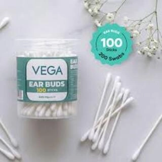 VEGA EAR BUDS 100 STICKS COTTON DUAL SWABS