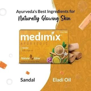 MEDIMIX AYURVEDIC SANDAL GLYCERINE WITH ELADI OIL SOAP 75 G 3+1