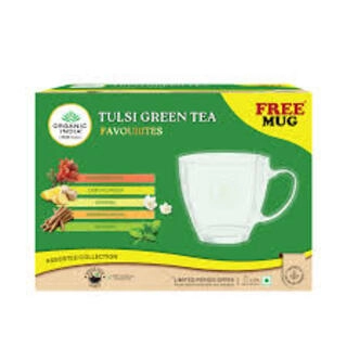 ORGANIC INDIA TULSI GREEN TEA ASSORTED COLLECTION
