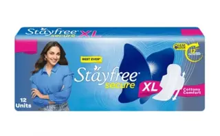 STAYFREE SECURE XL COTTONY COMFORT 12 PADS