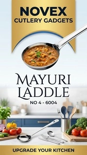NOVEX CUTLERY GADGETS MAYURI LADDLE NO 4 - 6004