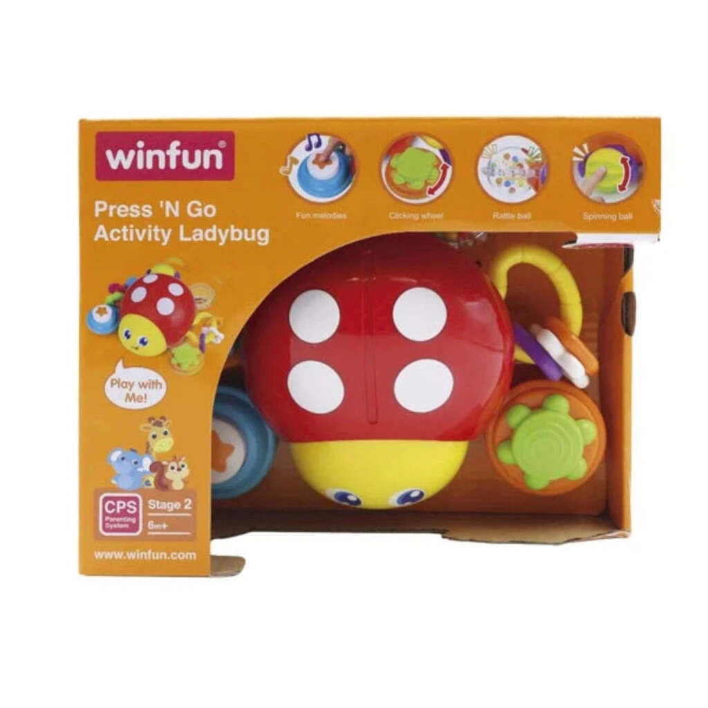 Press 'N Go Activity Ladybug 6 month+