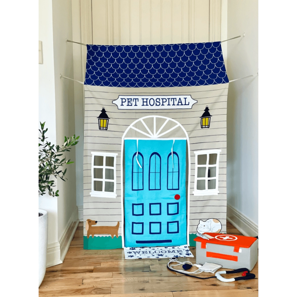 Pet Hospital Doorway Portal Set with Vet Box