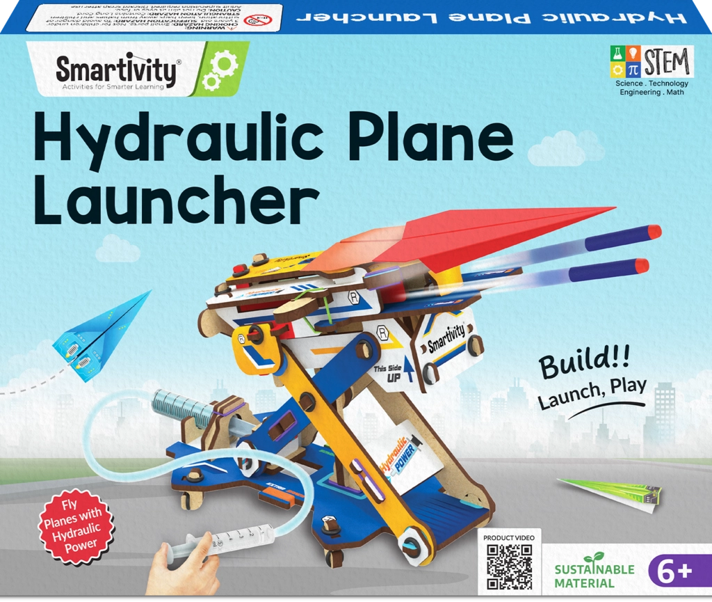 2in1 Hydraulic Planes & Darts Launcher | Ages 6-10 Years
