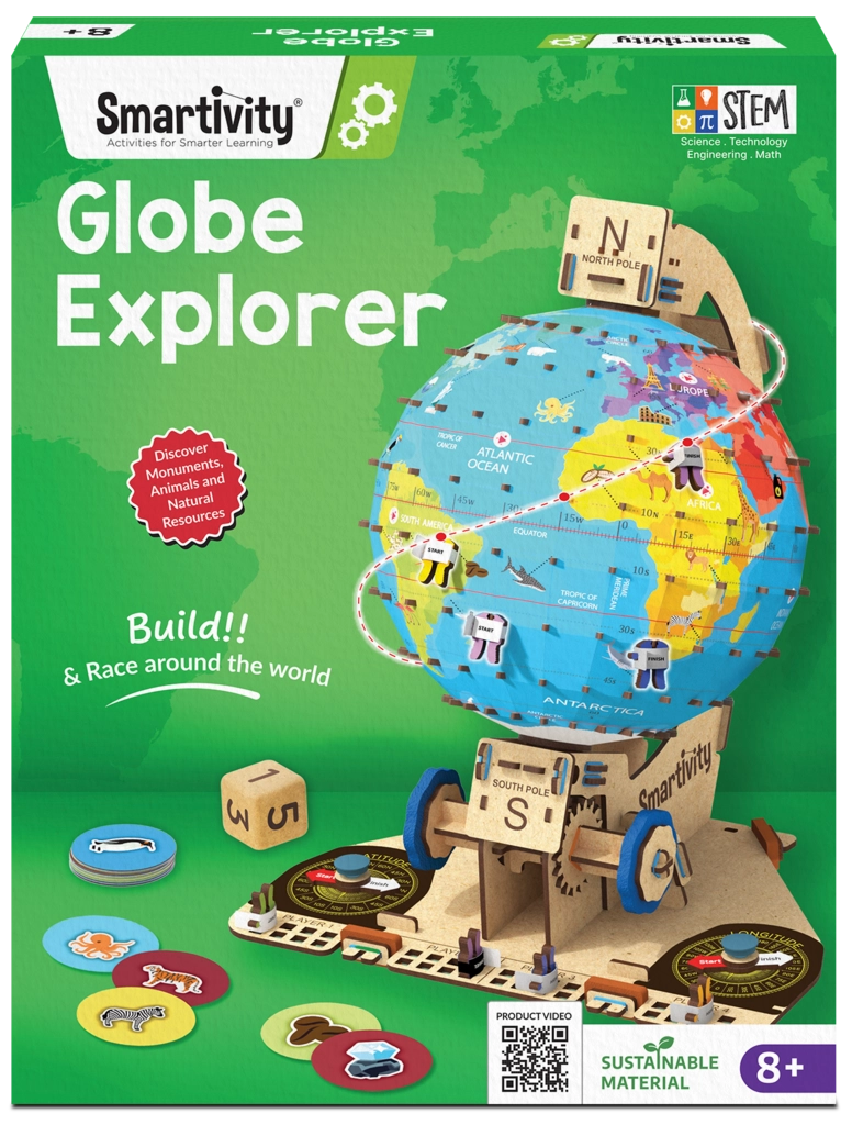 Globe Explorer | 8-14 years | 1000+ Facts About Animals, Monuments, Places