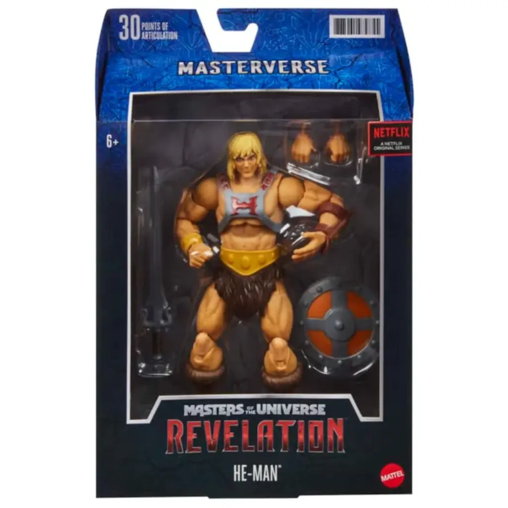 Masters of The Universe Masterverse Collection, 7-in Battle Figure – He-Man for Storytelling Play and Display