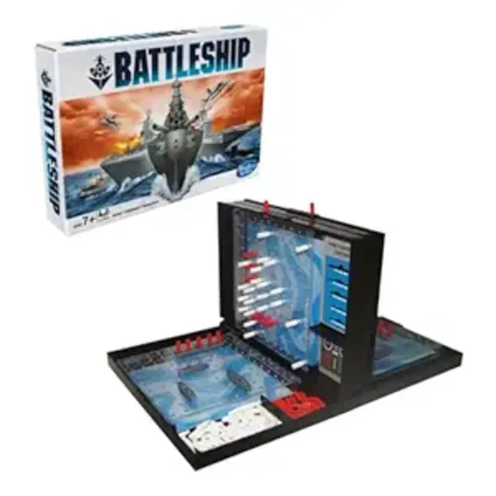 Hasbro Gaming Battleship Board Game, Classic Strategy Play for Kids and Adults, for Boys & Girls Ages 7 and Up, for 2 Players, Birthday Gift for Kids