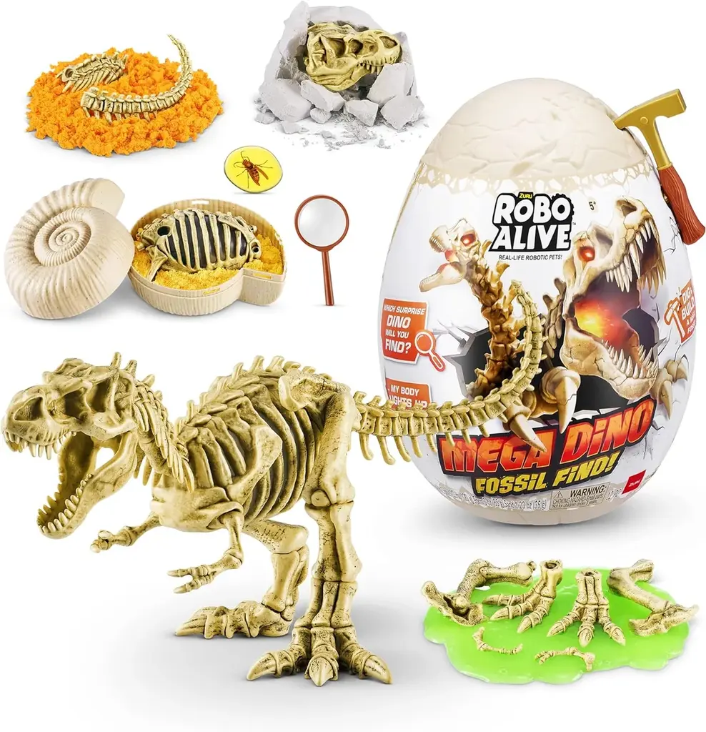 Robo Alive Mega Dino Fossil Find Dig and Discover