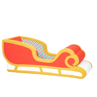 Santa's Sleigh Soft Ride in Toy