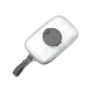 Grab & Go Snug Seal Wipes Case - Grey