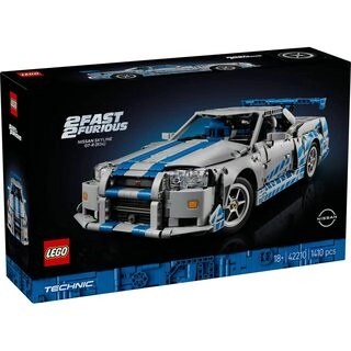 42210 Technic 2 Fast 2 Furious Nissan Skyline GT-R (R34) Car ( 1410 Pieces)