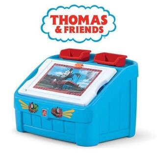 Thomas The Tank Engine 2 in 1 Toy Box and Art Lid