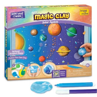 Magic Clay | Colour & Create | Solar System Craft Kit