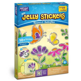 DIY Jelly Stickers – Flowers & Butterflies