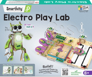 8-in- 1 Electricity Projects Kir | 8-14 Years | 8+ Circuit Experiments & DIY Electric Robot with Light and Sound