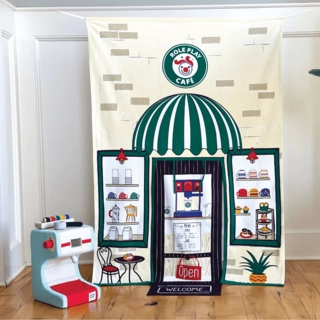 Coffee Shop Doorway Portal Play & Espresso Machine Set