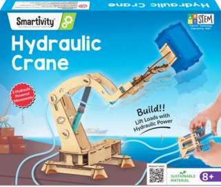 Hydraulic Crane | 8-14 years | DIY STEM Construction Toy