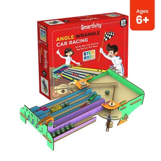 Angle Wrangle Car Racing | 6-10 years | DIY STEM Construction Toy