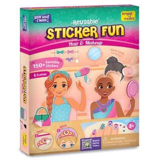 Reusable Sticker Fun Hair & Makeup Kit