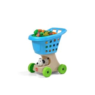 Little Helper's Cart & Shopping Set - Blue