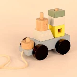 Ship pull toy