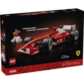 11375 Icons Ferrari F2004 & Michael Schumacher (735 Pieces)