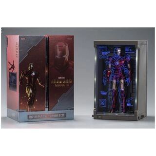 Iron Man MK 3 Marvel 10th Anniversary Action Figure with the Hall of Armor 7 Inch, Scale 1:10