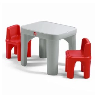 Mighty My Size Table & Chairs Set - Red