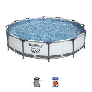 SP 764 12 Feet Round Max Frame Pool With Filter