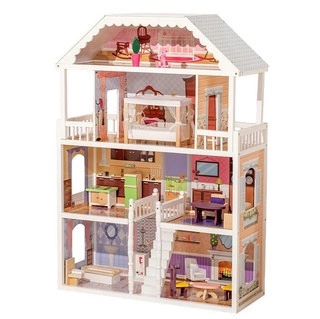 Big Size Wooden Pretend Play Doll House 3.5 feet 3+