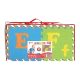 Sunta Alphabet 26 Pieces Puzzle Mat- Multi Color