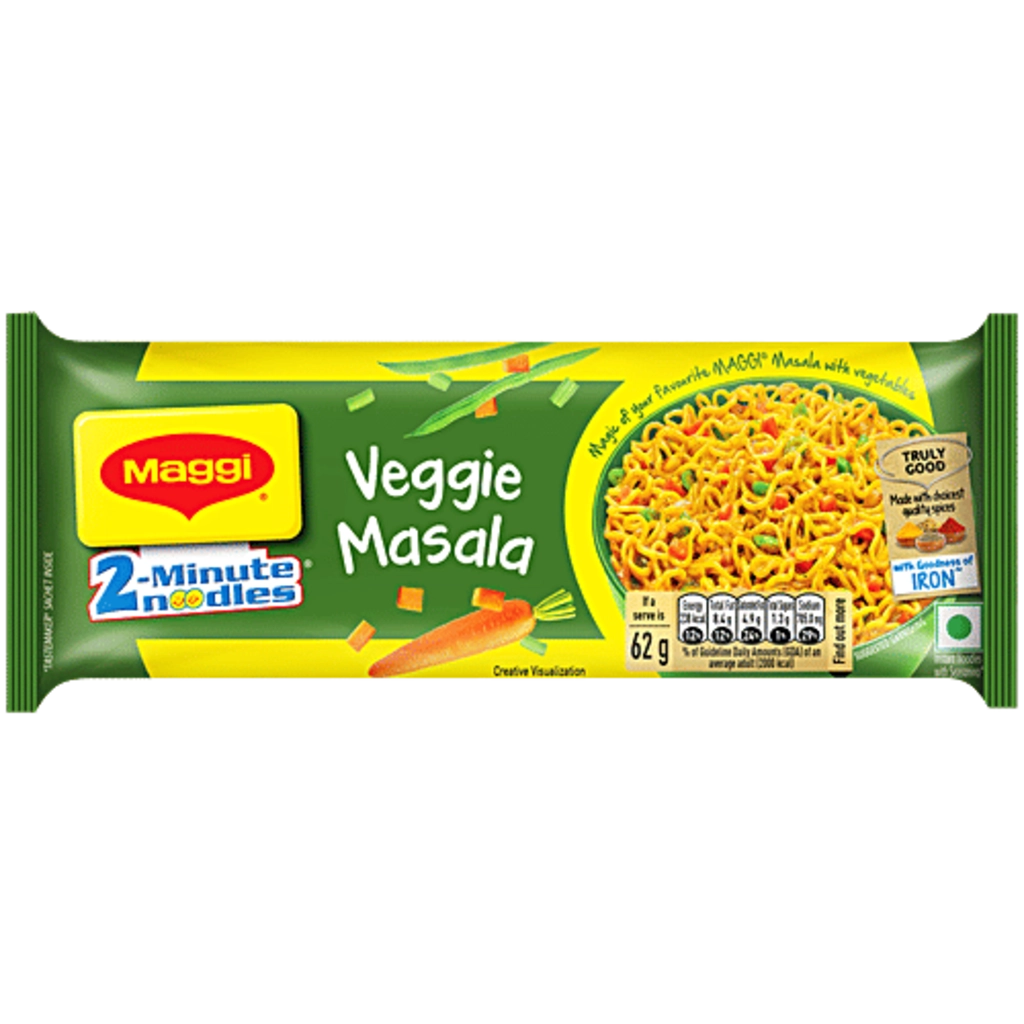 2-Min Veggie Masala Noodles 4Pack