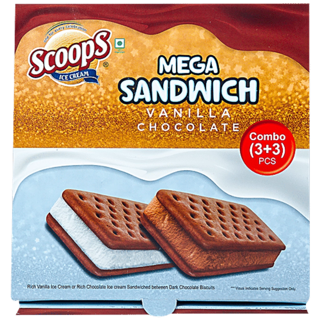 Mega Sandwich Vanilla