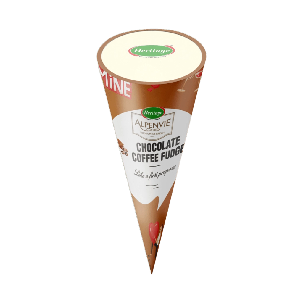 Ic Alpenvie Choclte Chocofudge Cone