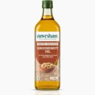 Anveshan Wood Pressed Groundnut Oil Plastic
