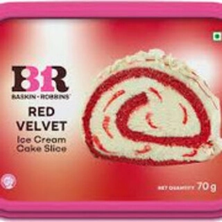 Red Velvet Roll Cake Slice