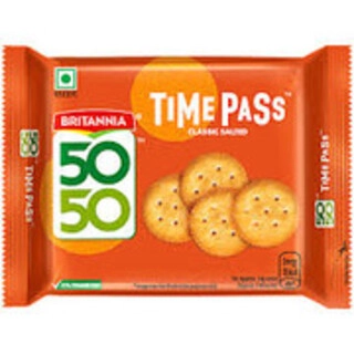 50 50 Time Pass Classic Salted Biscuits