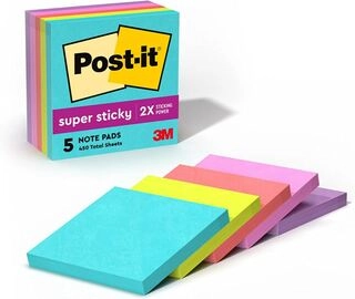 Supersticky 3X3INCH PKOF5