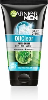 Men Oil Clear Deep Cleansing Icy Face Wash